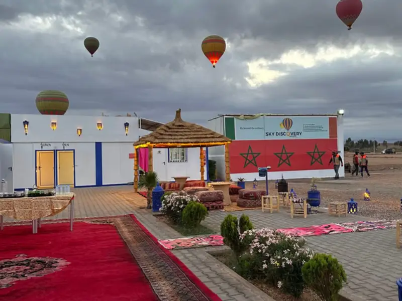 Marrakech sunrise balloon flight